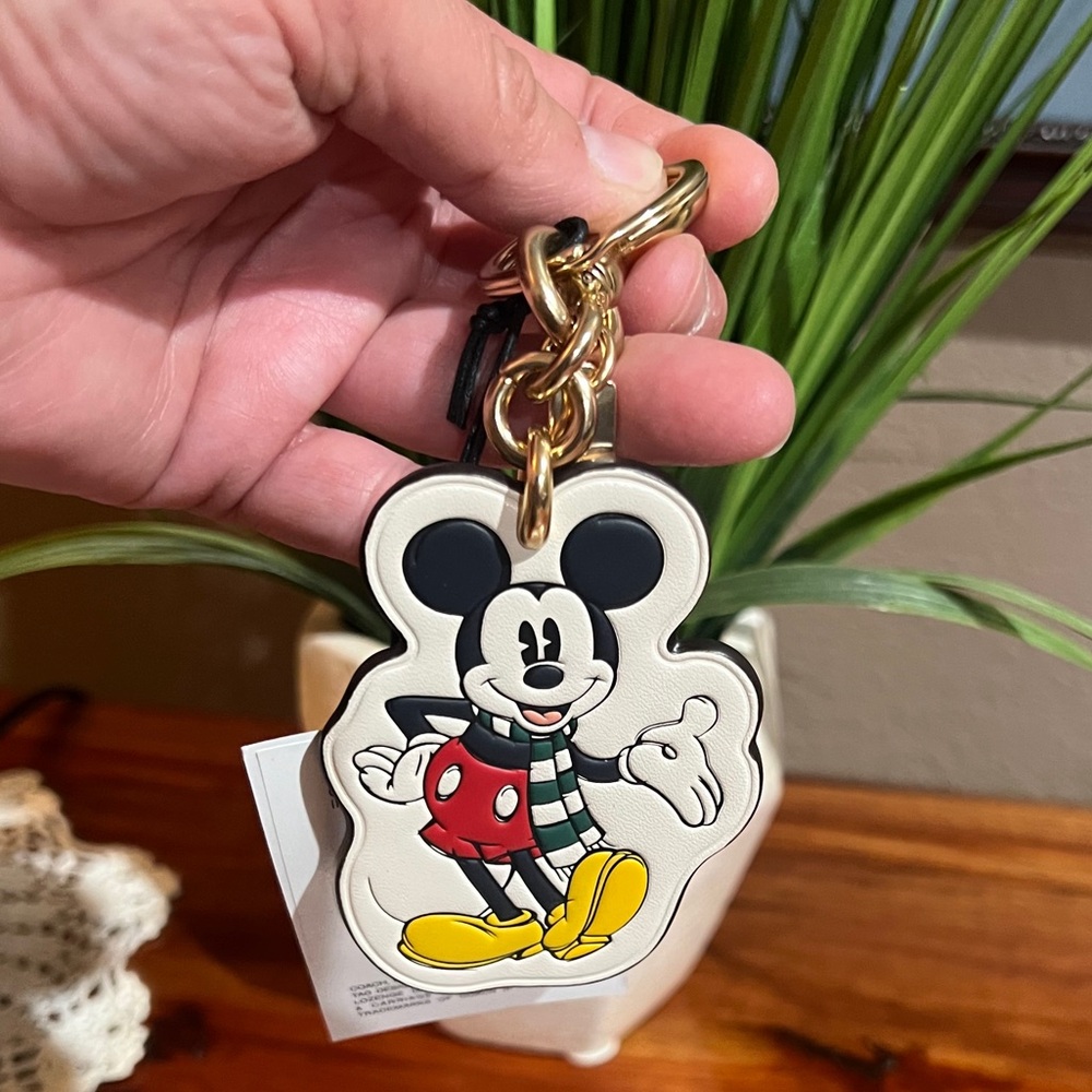 Coach Disney X Mickey Mouse Bag Charm / Keychain